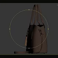 Elegant Light Pink Leather Handbag With Top Handles Shoulder Strap And Tassel Detail