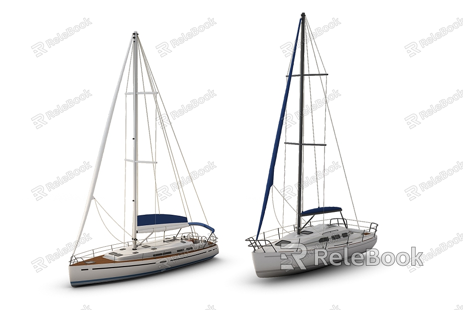 Modern Sailing Boat Sailing Boat model