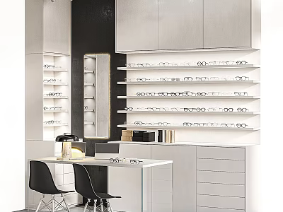 glasses shop 3d model