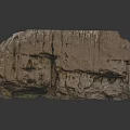 Natural Wooden Stone Display With Rough Textured Surface And Reflective Gray Background