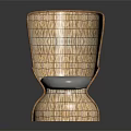 Modern Woven Leisure Chair With Gray Cushion And Curved Back Design For Comfortable Seating