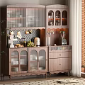 Middle Style Sideboard 3d model