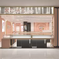 Elegant Jewelry Store Interior With Glass Display Cases And Modern Counter Design