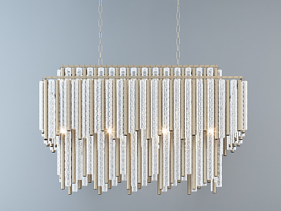 Modern Crystal Chandelier Fashion Simple Metal Crystal Chandelier model