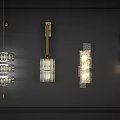 Wall lamp combination 3d model
