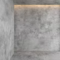 Gray Concrete Wall Component With Textured Surface And Modern Architectural Design 3d model