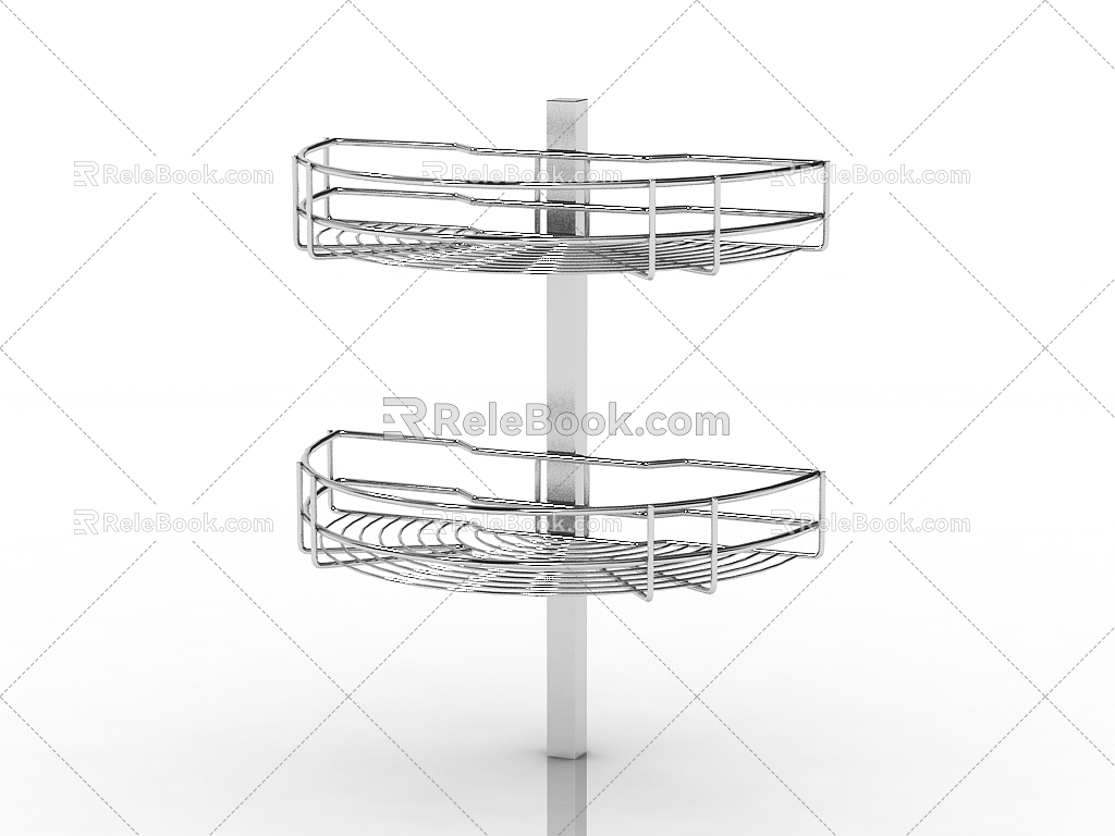 Modern Hardware Basket Embedded Basket 3d model