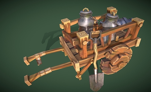 Cart 3d model