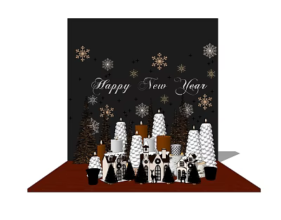 Ornaments combination 3d model