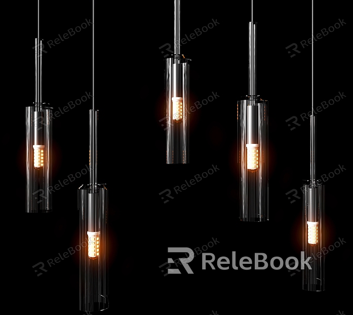 Modern glass chandelier model