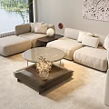 Sofa Modern Sofa Nordic Sofa Corner Sofa l-Shaped Sofa 3d model