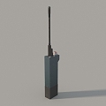 Military radio walkie talkie radio military radio communication equipment radio low face number low model simple model game film and television level 3d model