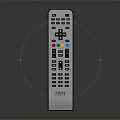 Television Remote Control with Red Green Yellow Blue Buttons and NAV Brand Design