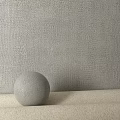 Textured Gray Wall With Smooth Gray Sphere In Front Decorative Element
