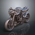 Modern Stylish Motorcycle Design With Streamlined Body Comfortable Seat And Sturdy Wheels