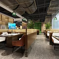 Spacious Supermarket Department Store Interior With Fresh Produce Shelves And Bright Lighting