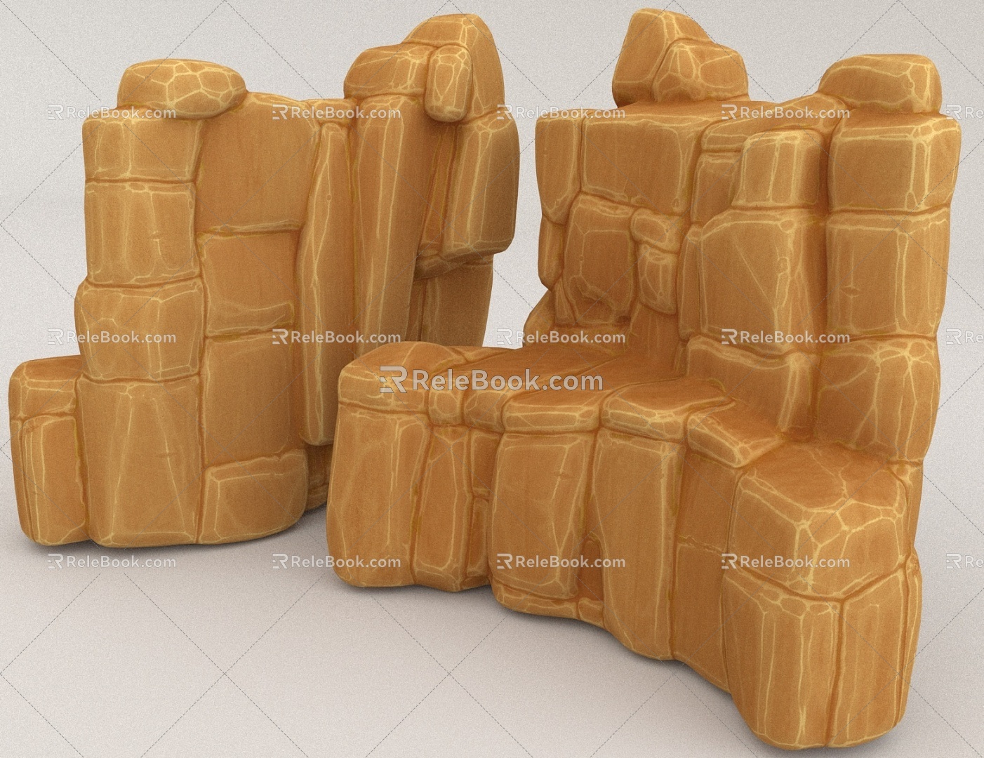 Stone Outdoor Stone Stone Block 3d model