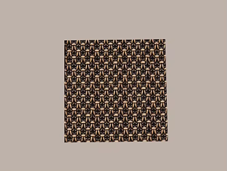 Modern wall metal grid wall 3d model