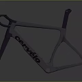 Cervelo Road Bike Frame With Modern Aerodynamic Design And Lightweight Structure