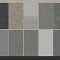 Wall Tiles Display With Assorted Gray Beige White Textured And Smooth Designs 3d model