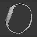 Luxury Fashion Accessory Rolex Wristwatch With Silver Metal Band And Black Dial