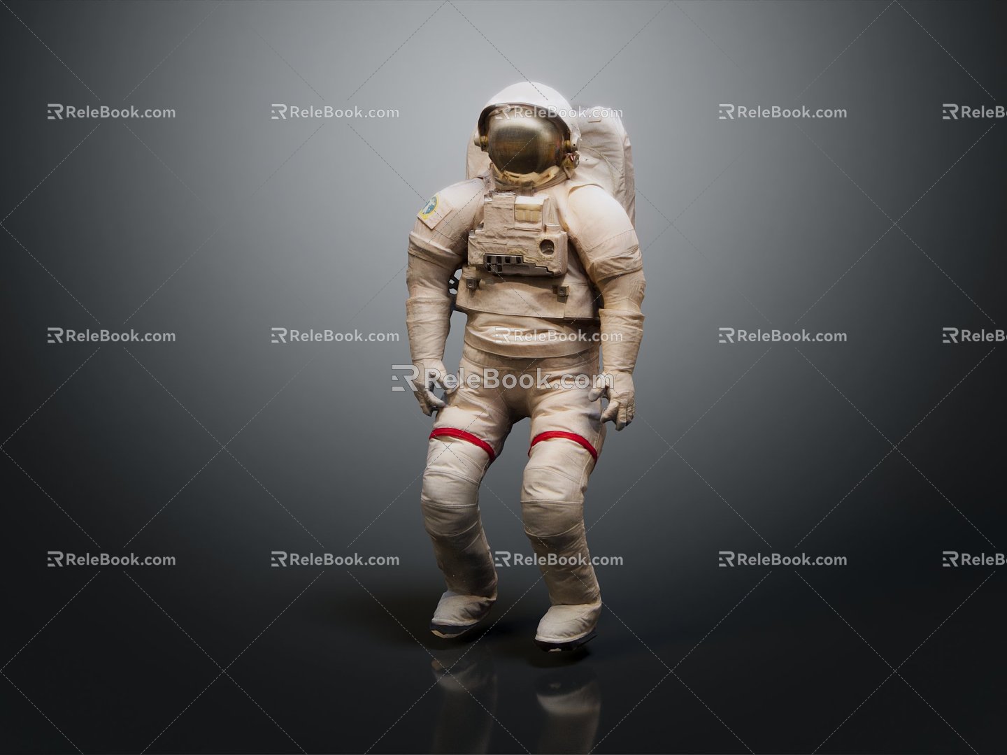 Modern Astronaut Spaceman Space Suit 3d model