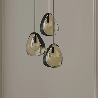 Modern chandelier 3d model