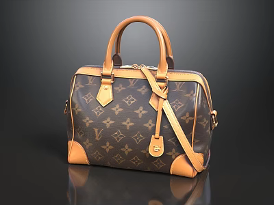 Sorry, the picture mainly shows a handbag and does not contain food-related information, so it is impossible to generate an English title with "food" as the main body based on the picture. 3d model