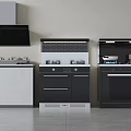 Range hood gas stove range hood 3d model