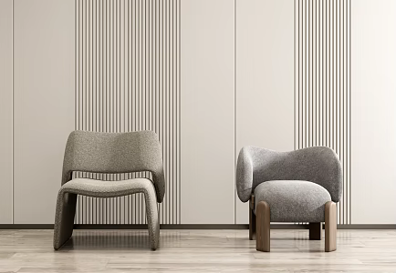 Modern leisure chair leisure chair combination 3d model