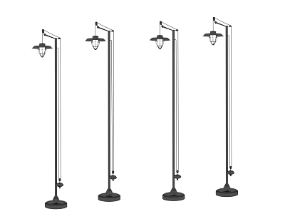 Lamps Outdoor lamps 3d model Lamps Outdoor lamps 3d model