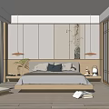 Japanese Style Bedroom Interior Design With Wooden Bed Sliding Doors And Natural Tones