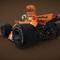 F1 Racing Kart Racing Formula Racing Car Cartoon Car Super Run Racing 3d model