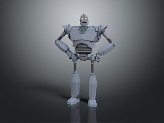 Modern Robot Assistant Small Robot Butler 3d model