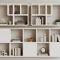 Wall Shelf Storage Cabinet 3d model