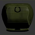 Practical Green Backpack With Flap Closure Black Buckle And Textured Surface Design