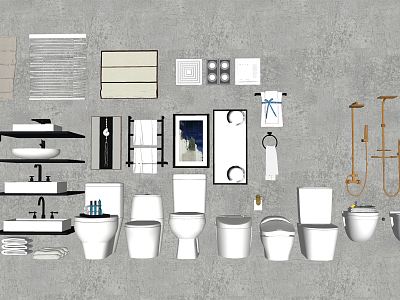 Modern toilet urinal wash basin combination model