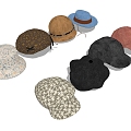 Sunshade Beret 3d model