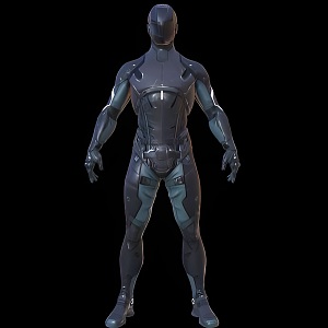 Sci-fi Robot Tech Mech Robot Warrior Artificial Intelligence Future Movie 3d model