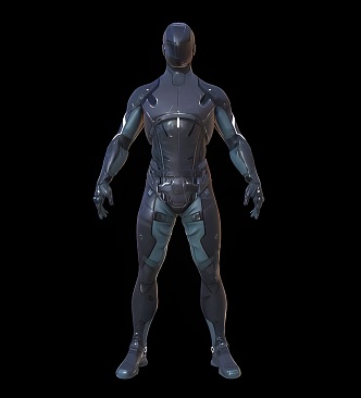 Sci-fi Robot Tech Mech Robot Warrior Artificial Intelligence Future Movie 3d model