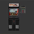 Modern game machine large game machine coin-operated game machine arcade 3d model