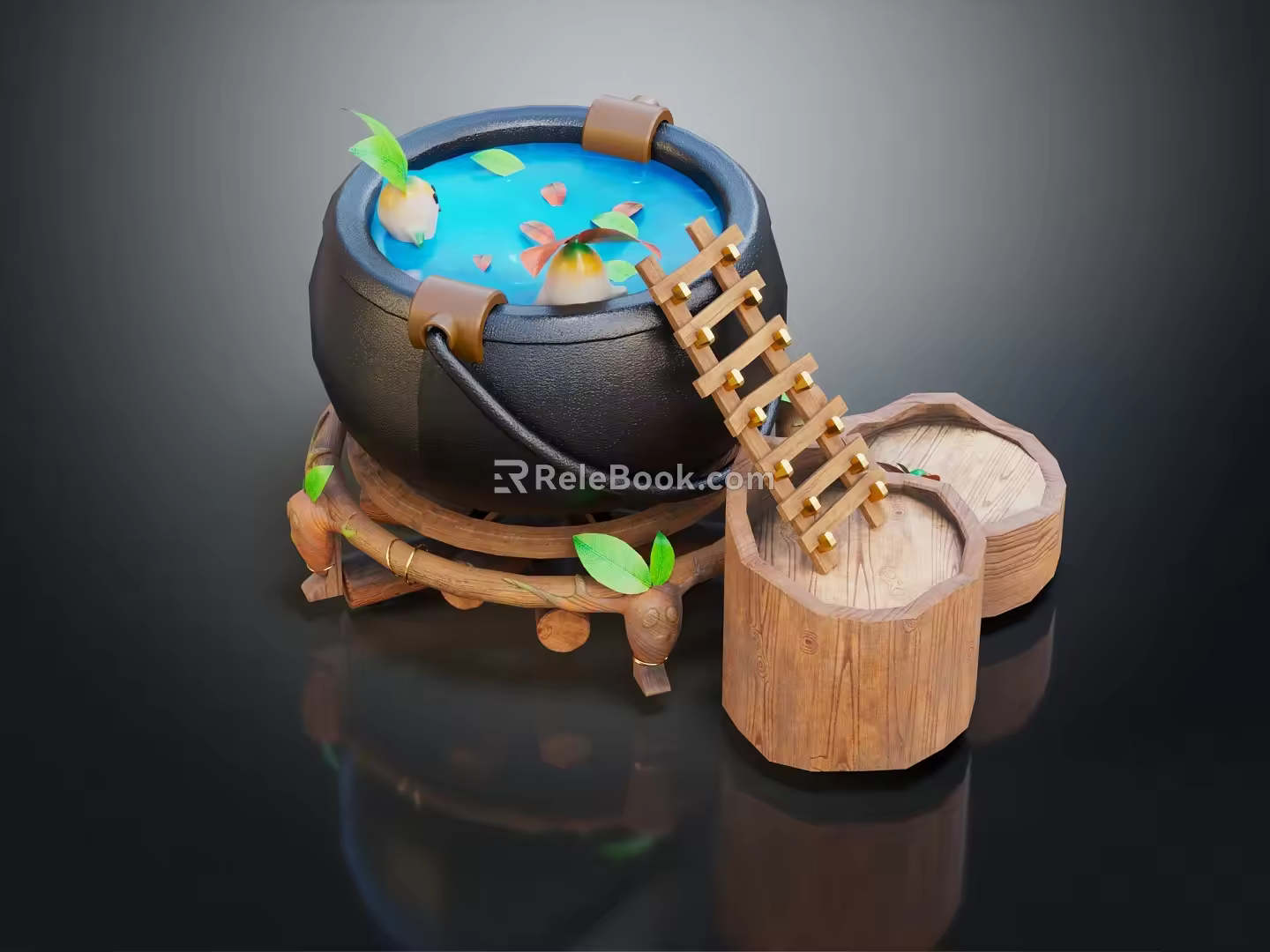 Modern Jar Bath Basin Soup Jar 3d model