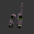 Green Military Style Doorbell Devices With Handheld Design Antenna And Keypad
