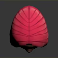 Stylized Game And Movie Character 3D Model With Pink Hair Brown Skin And Big Eyes