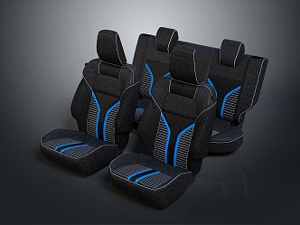 Business Chair Aircraft Seat Cabin Seat High-speed Rail Seat High-speed Rail Chair Subway Chair Bus Seat 3d model