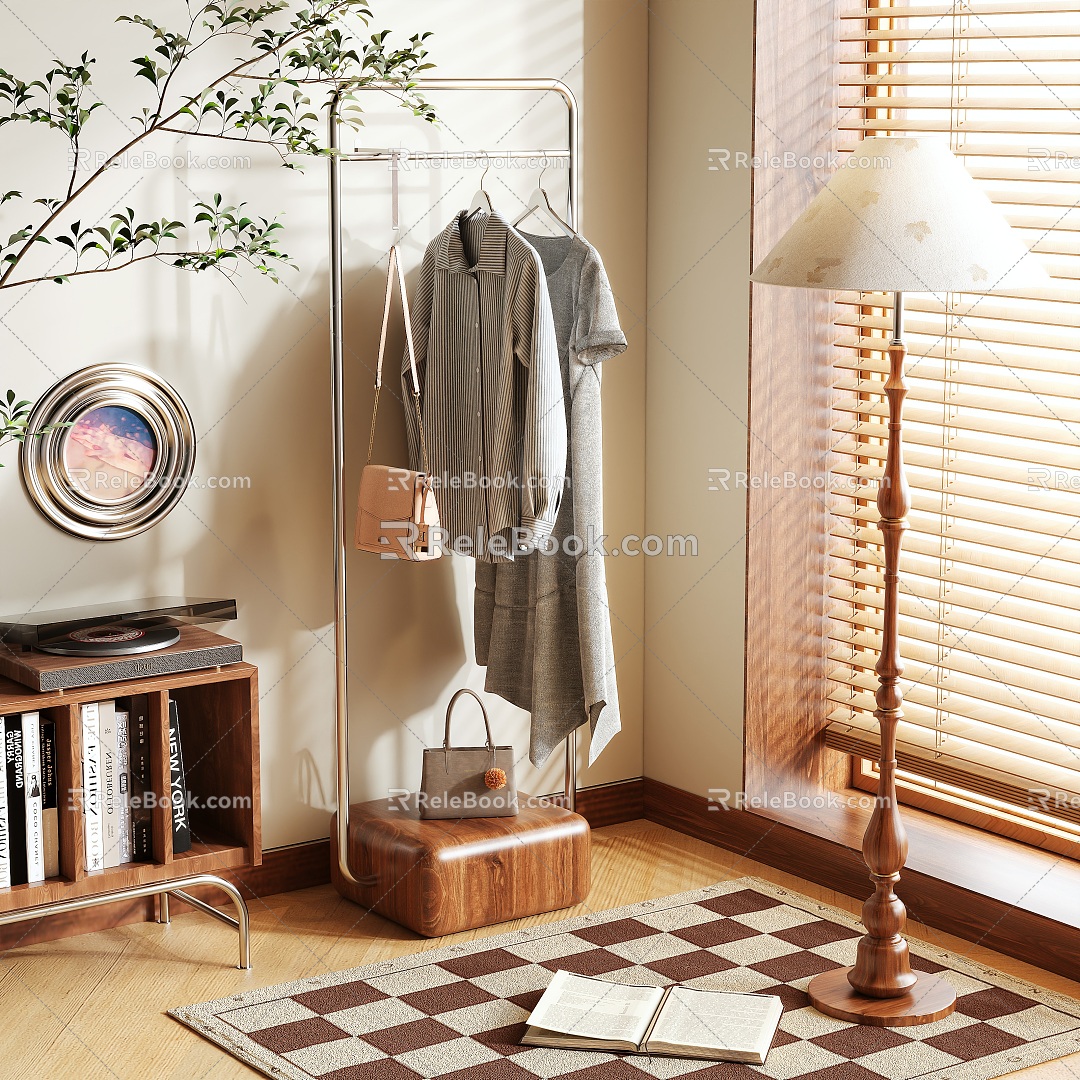 Hanger Coat Rack Floor Hanger 3d model