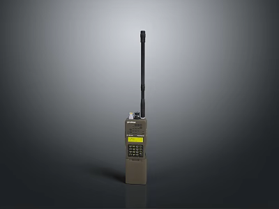 Walkie-talkie military walkie-talkie military radio military wireless telephone wireless telephone military communication equipment 3d model