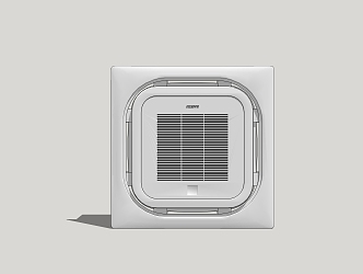 Ceiling type central air conditioning outlet 3d model