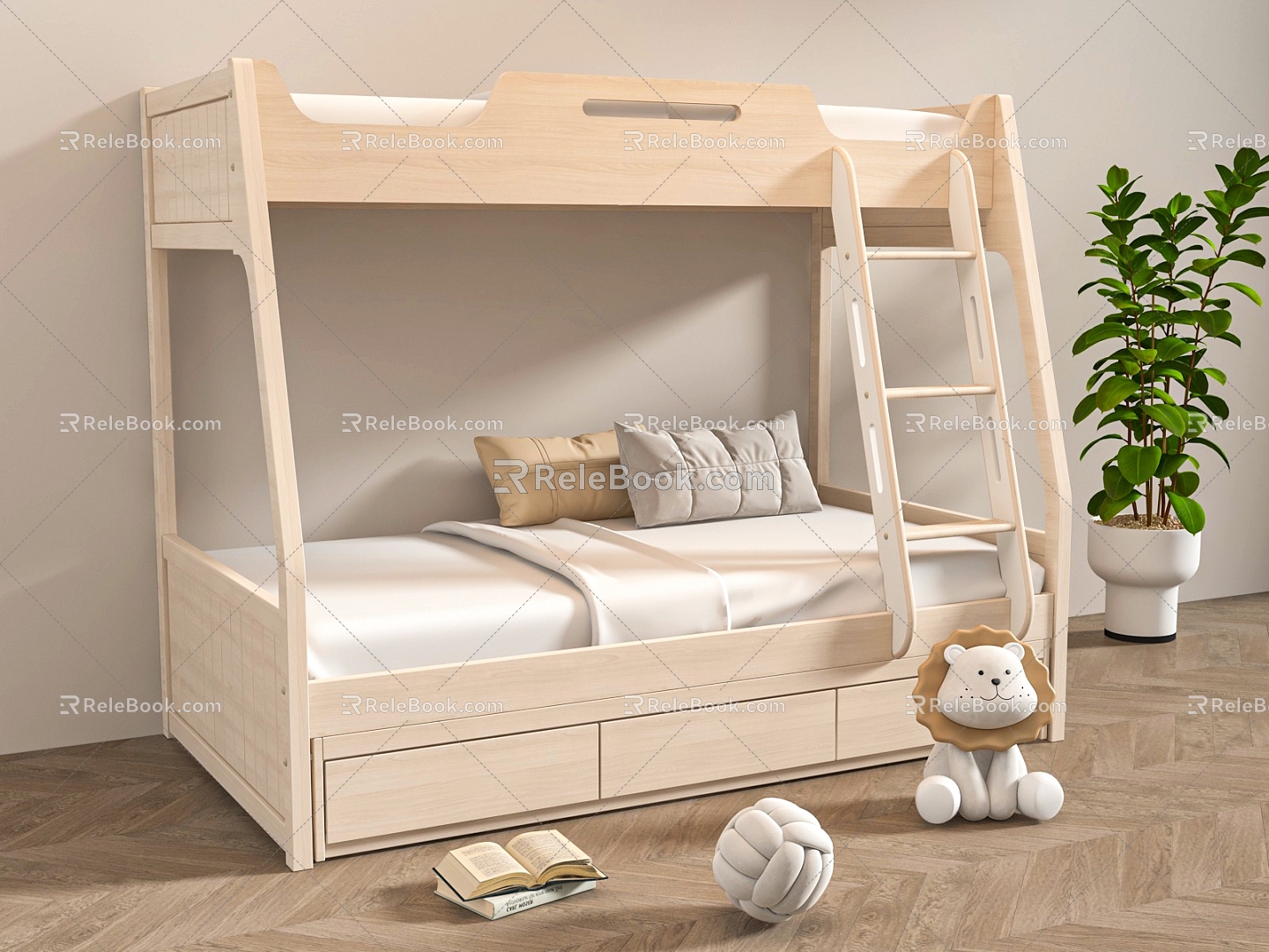 get in and out of bed 3d model