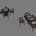 Mahjong Table 3d model